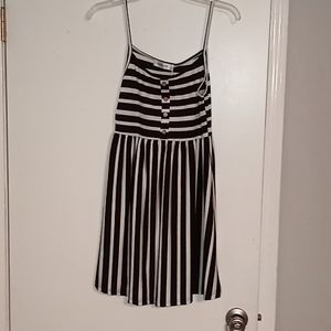 Dress black&white stripes